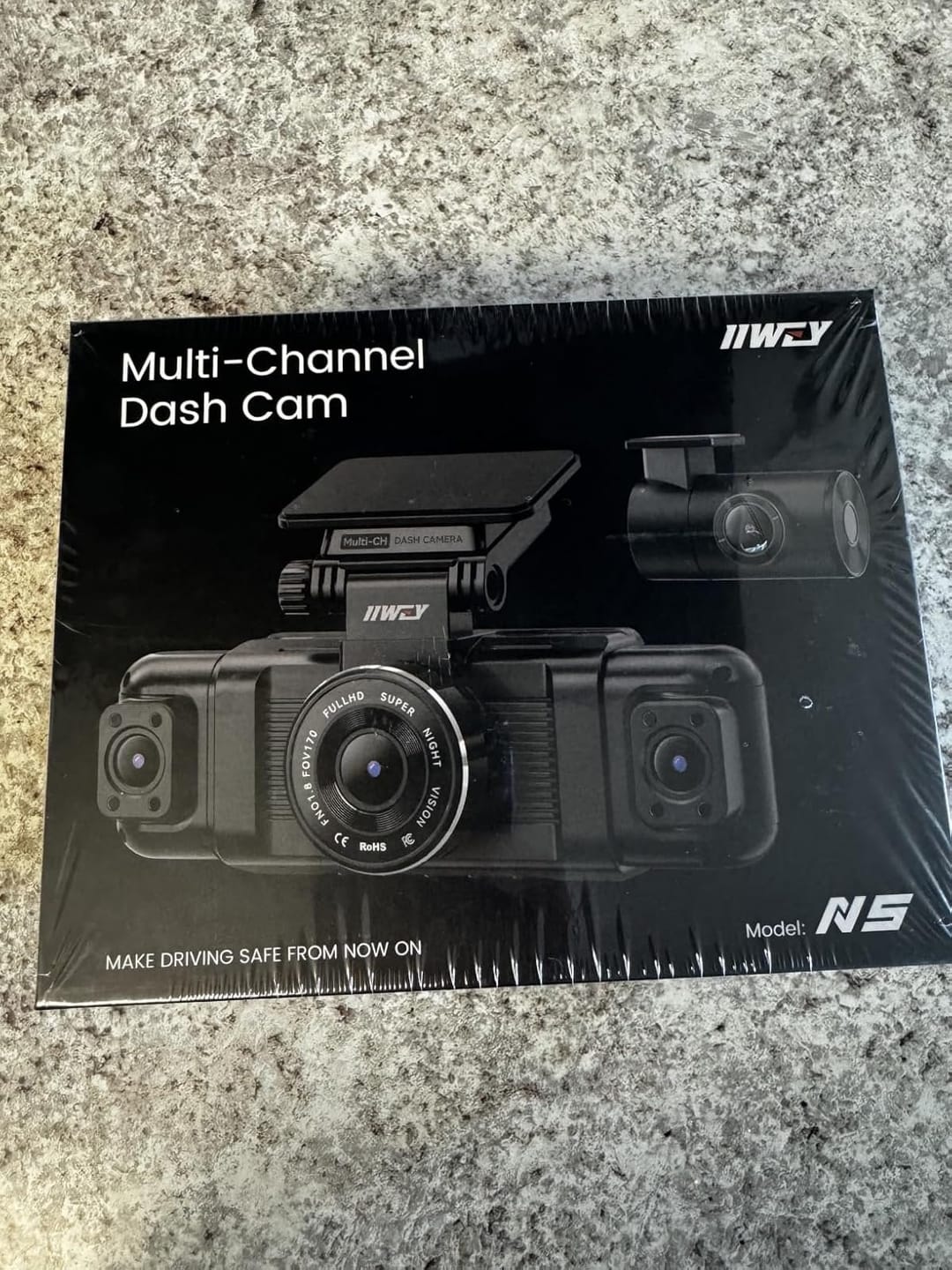 Customer photo review of BOLTHUT™ 4-Channel Dash Cam — 360° Front, Rear & Cabin, Night Vision