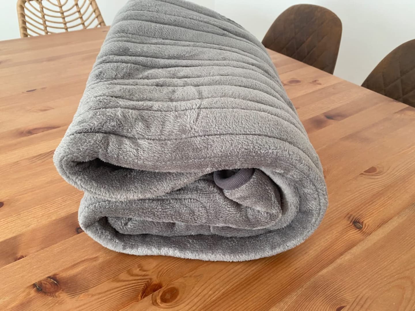 Customer photo review of Manta térmica eléctrica