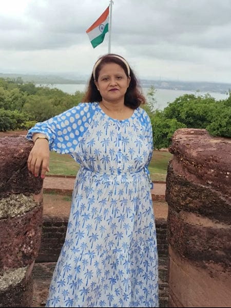 Customer photo review of Alleppey Cotton Maxi Dress