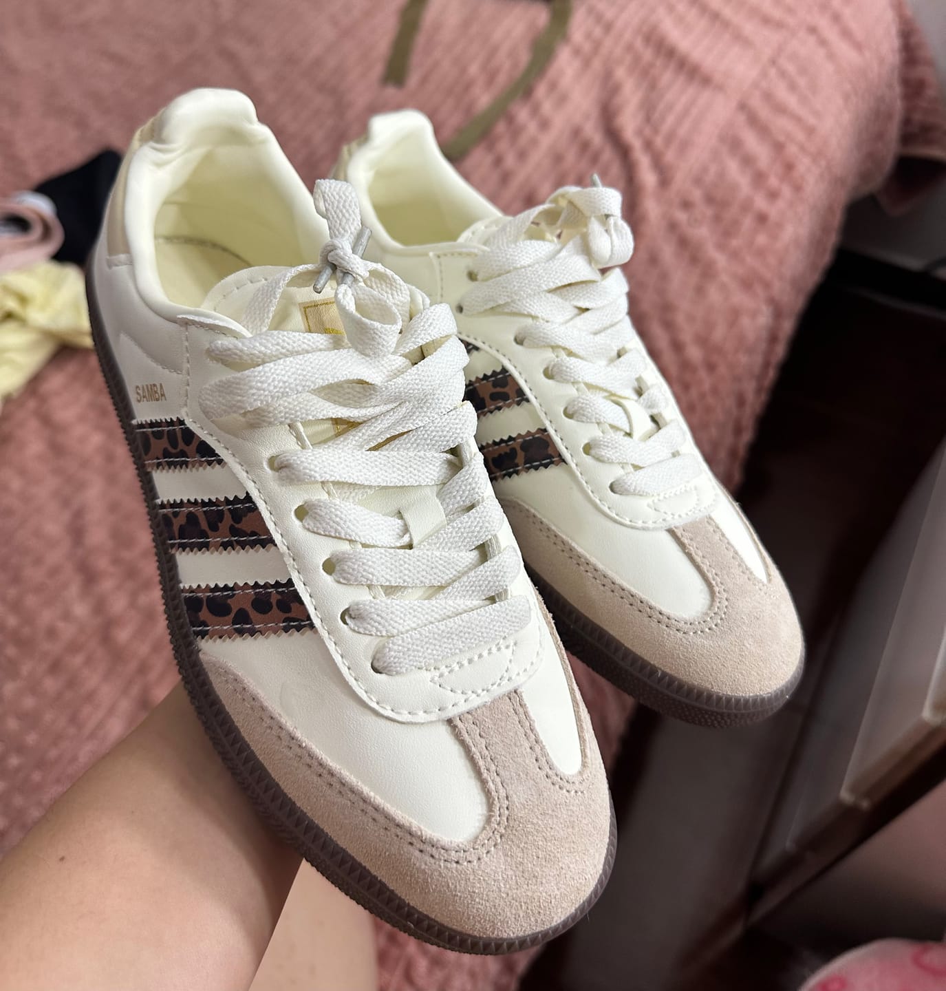 Customer photo review of ADIDAS SAMBA OG - CREAM PRINT