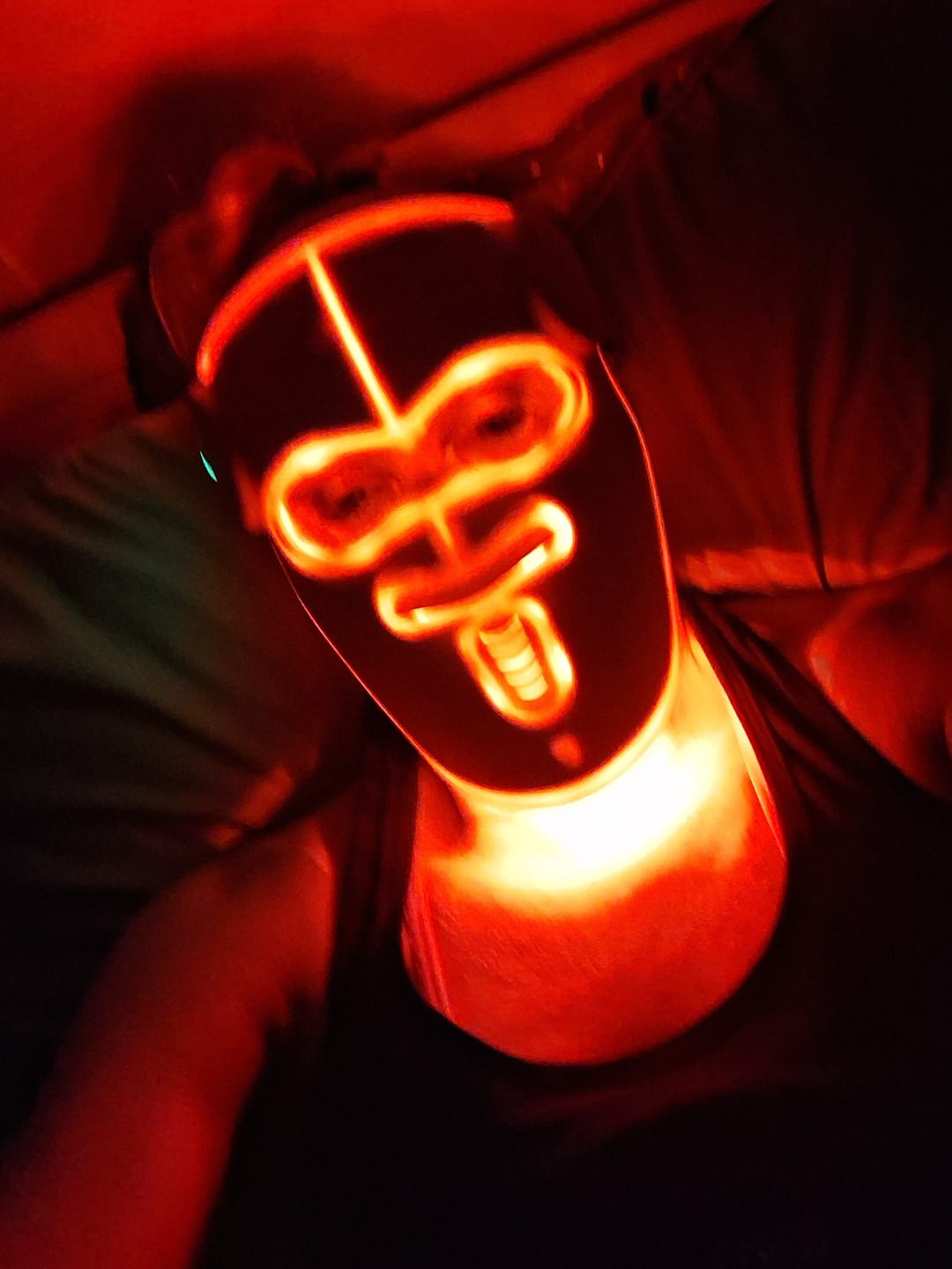Customer photo review of Hatch Halo™ Dermatologist Grade 3-in-1 Light Therapy Mask