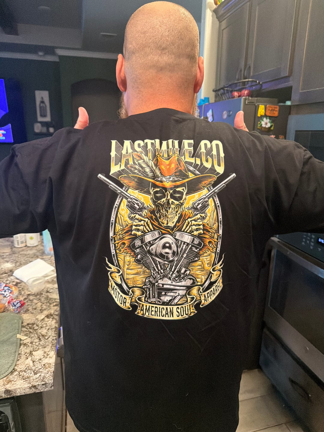 Customer photo review of Built to Last Tee