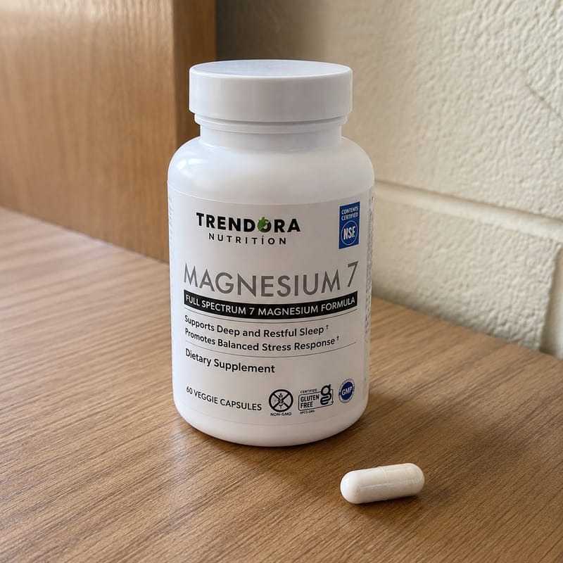 Customer photo review of Trendora Nutrition Magnesium 7 Daily Natural Magnesium & Sleep Supplement