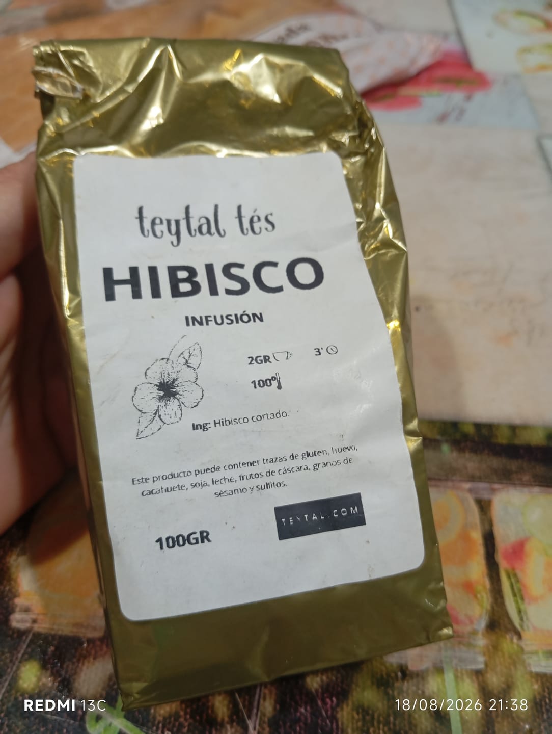 Customer photo review of Hibisco Infusión (Flor de Jamaica) 100gr
