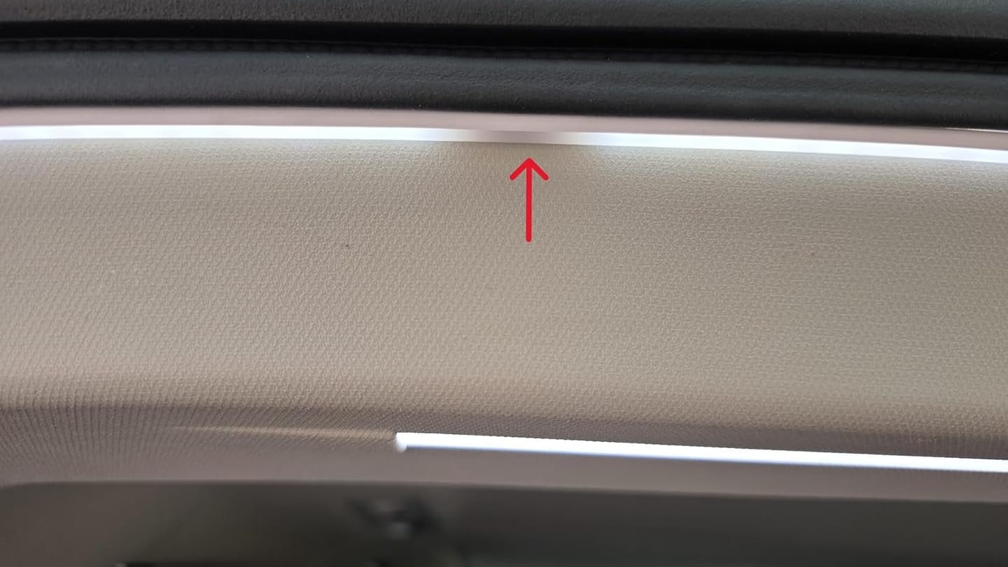 Customer photo review of BOLTHUT™ LED Trunk Light Strip — Auto-On Cargo Lighting