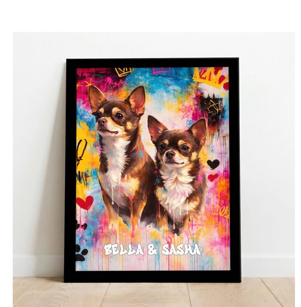 Customer photo review of Graffiti -  Personalised Poster