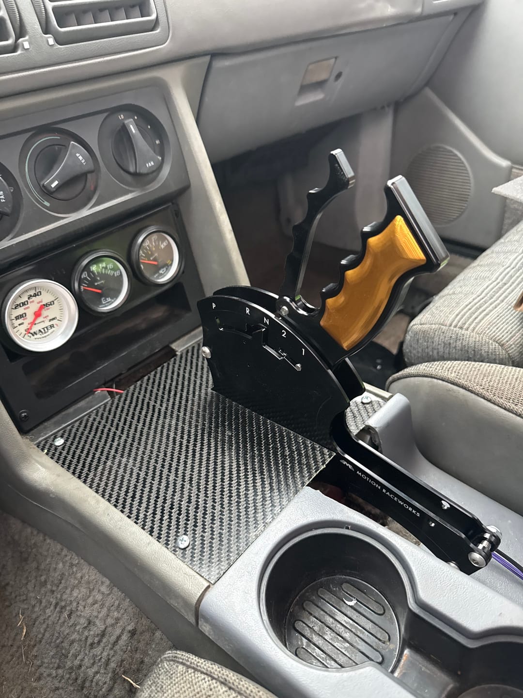 Customer photo review of Powerglide Operator Series Billet Shifter Rear Exit
