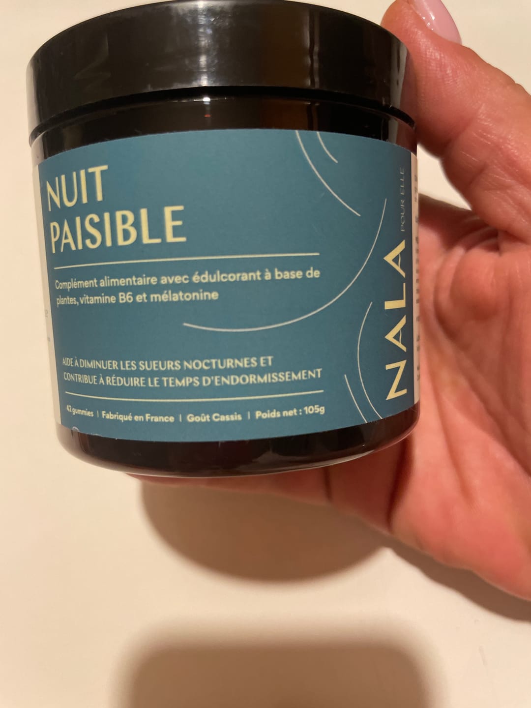 Customer photo review of Nuit Paisible – Sommeil & Sueurs Nocturnes - OFFRE EXCLUSIVE