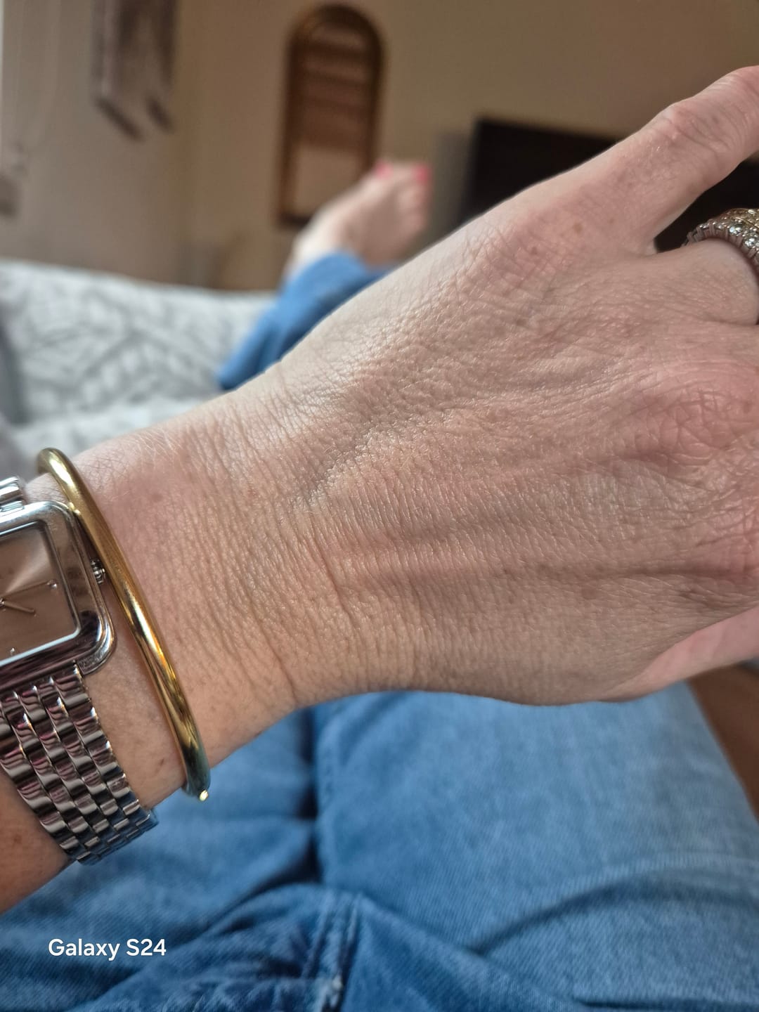 Customer photo review of Classic Oval Bangle