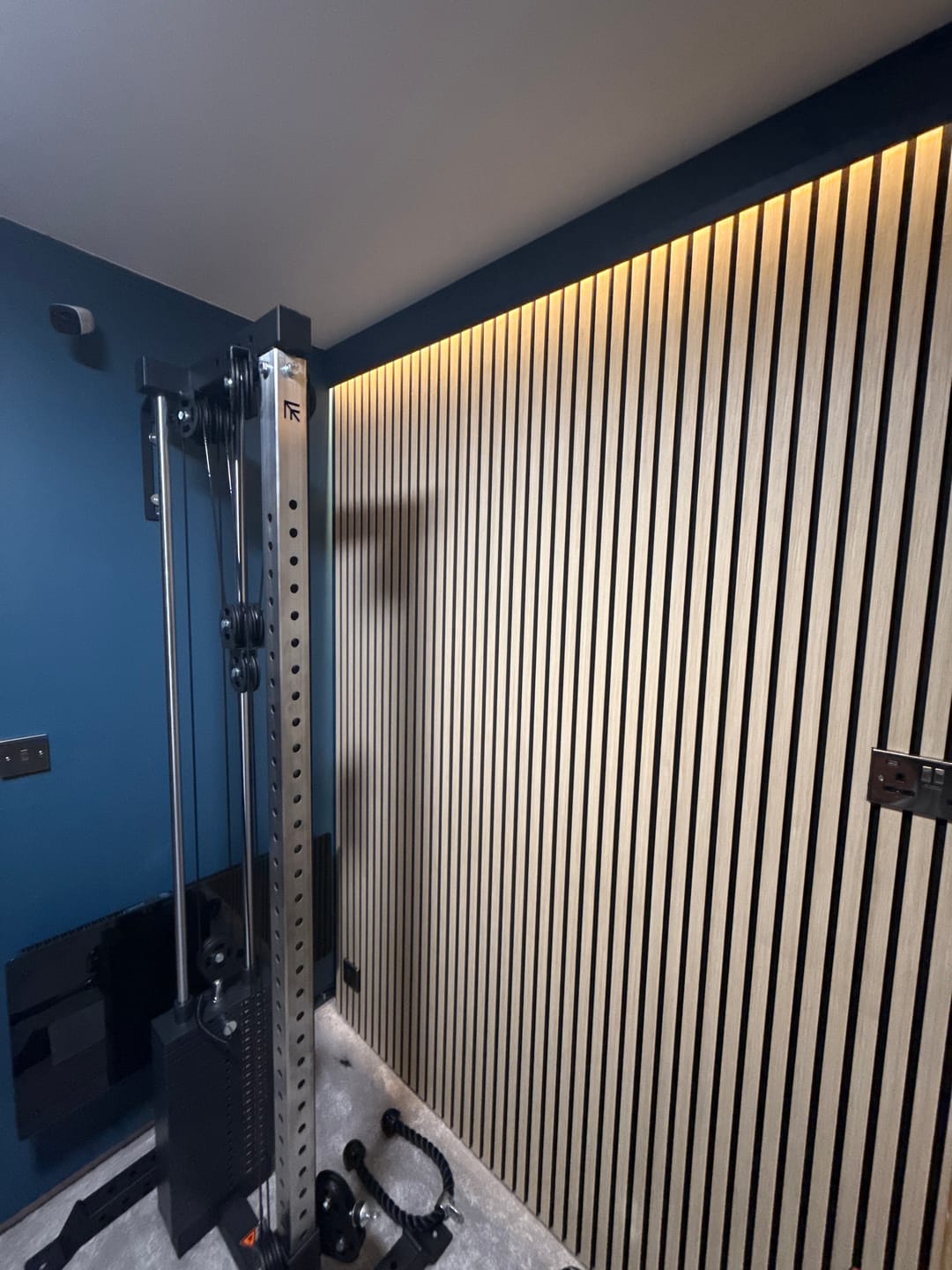 Customer photo review of Acoustic Slat Wall Panels Wooden Decorative Wall Panels Natural Oak Premium 2.4m x 0.6m