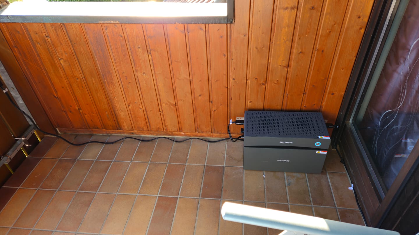 Customer photo review of Glory Semi-Solid Balkonkraftwerk mit 2,0 kWh Speicher