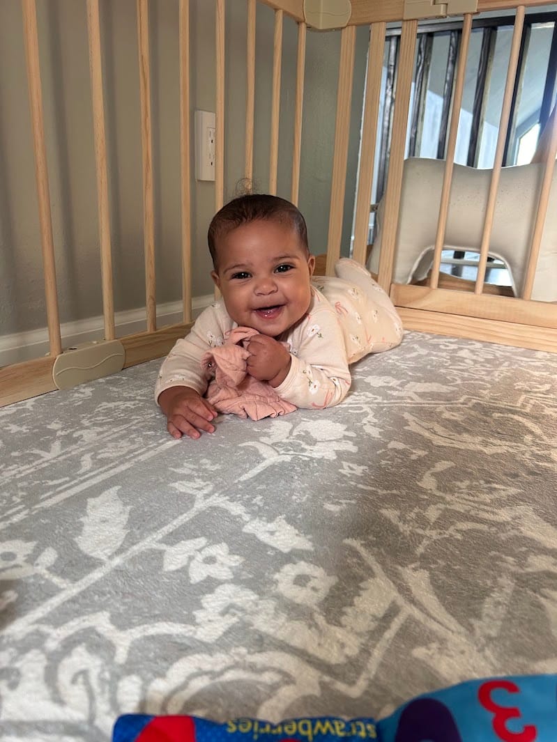 Customer photo review of Designer Relax Mat - 1.4" Thick Foam Base