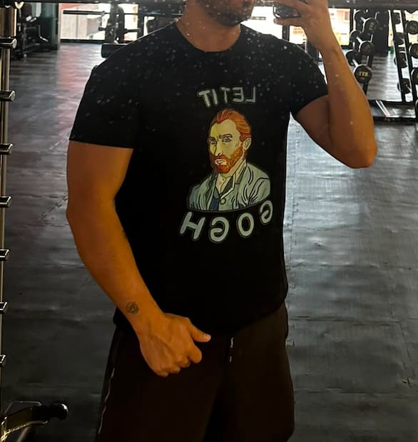 Customer photo review of Let it Gogh T-shirt