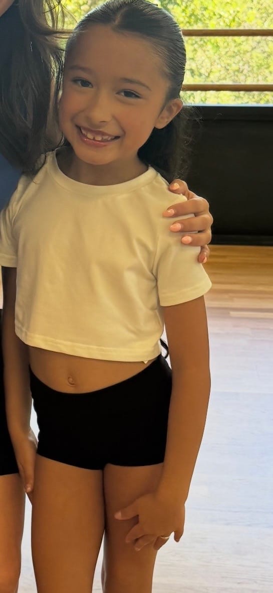 Customer photo review of Organic Cotton Black Shorts - Kids