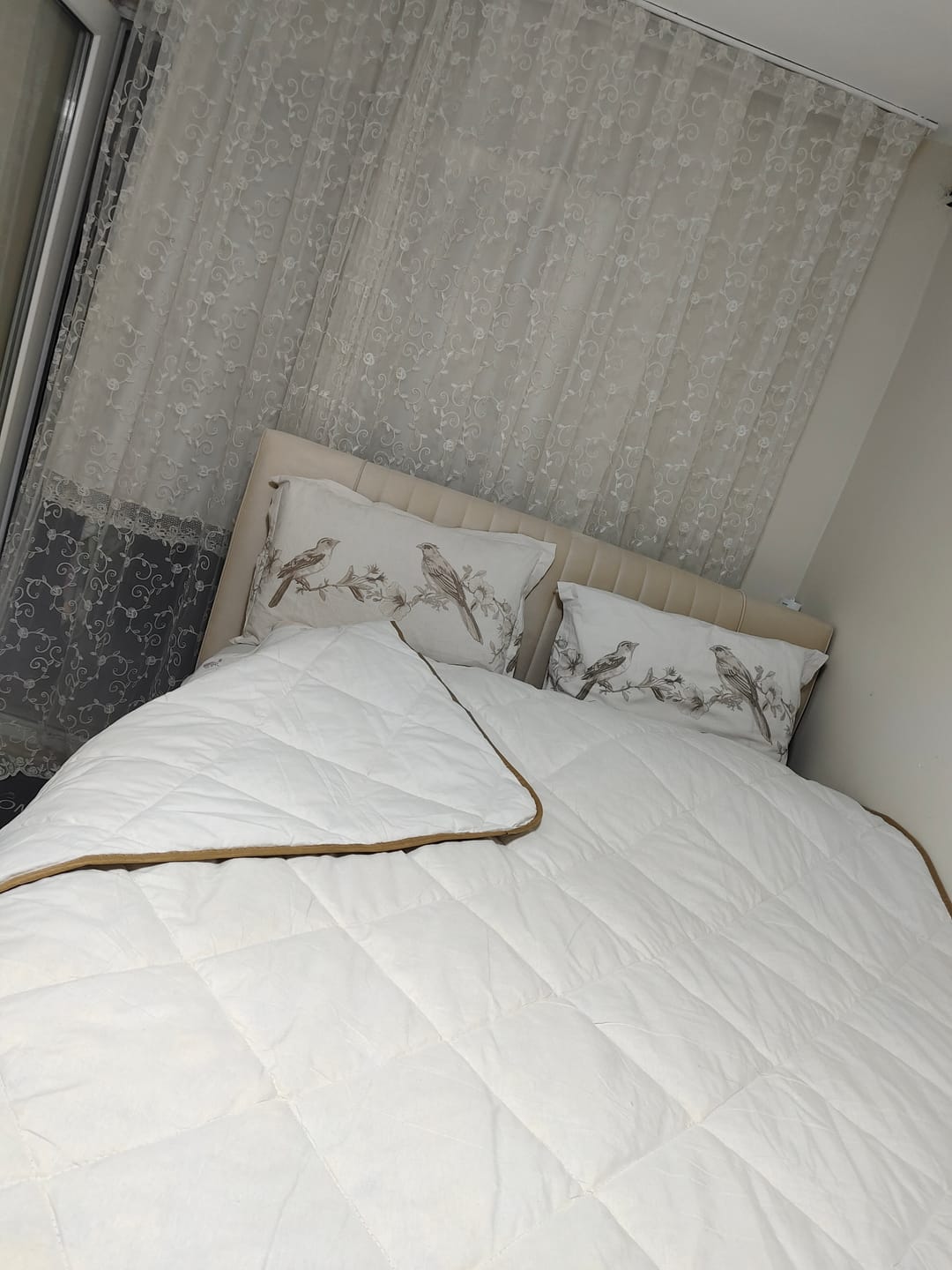Customer photo review of Çift Kişilik Kuzu Yünü Yorgan 195x215 cm 3 kg Merinos Kuzu Yünü