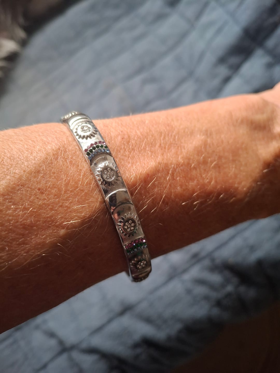 Customer photo review of Tarot Card  Cuff Bracelet Gold | Silver