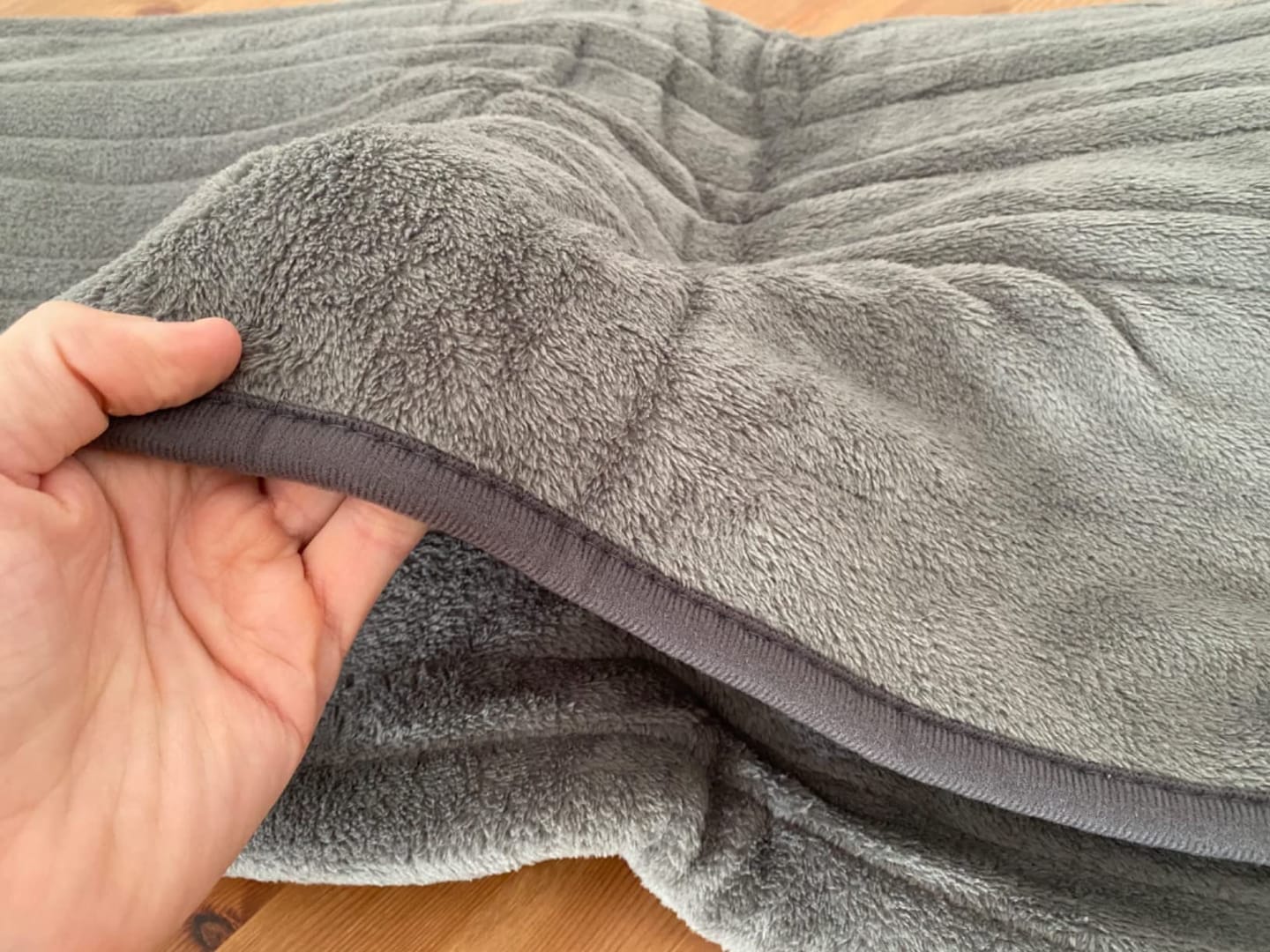 Customer photo review of Manta térmica eléctrica