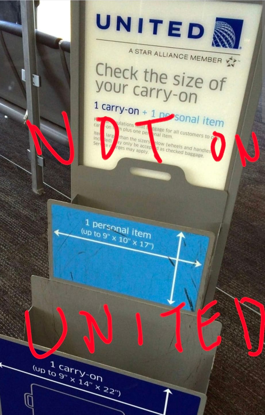 Customer photo review of Personal Item Suitcase 3.0+ (GREEN Tab)