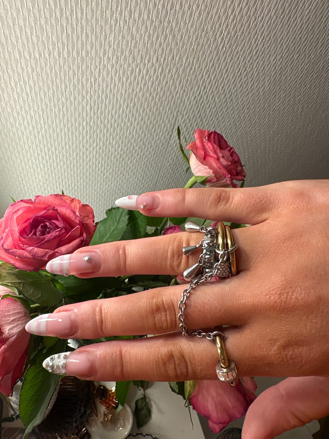 Customer photo review of Bliss - Drop Ring Stainless Steel