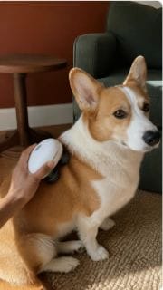 Customer photo review of Viva Pet Spa Handheld Massager