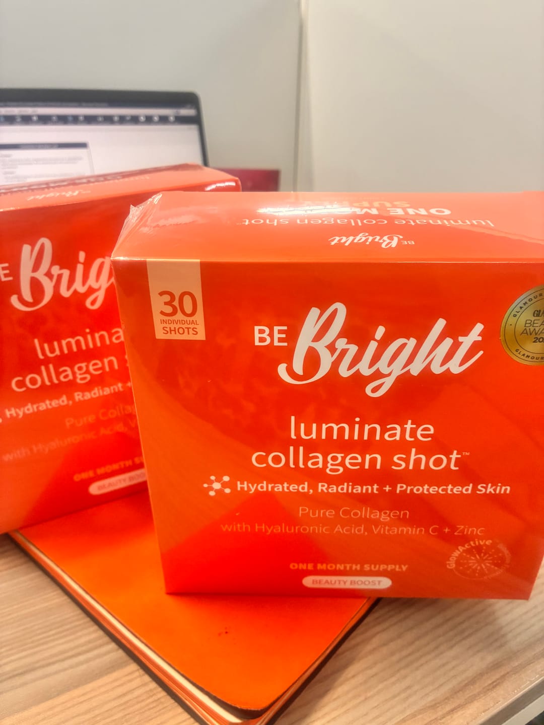 Customer photo review of LUMINATE 10g SHOT - 1 MONTH SUPPLY