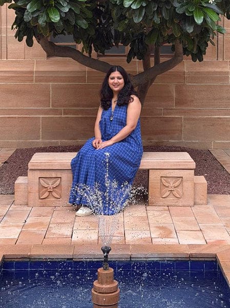 Customer photo review of Gigi Cotton Maxi Dress