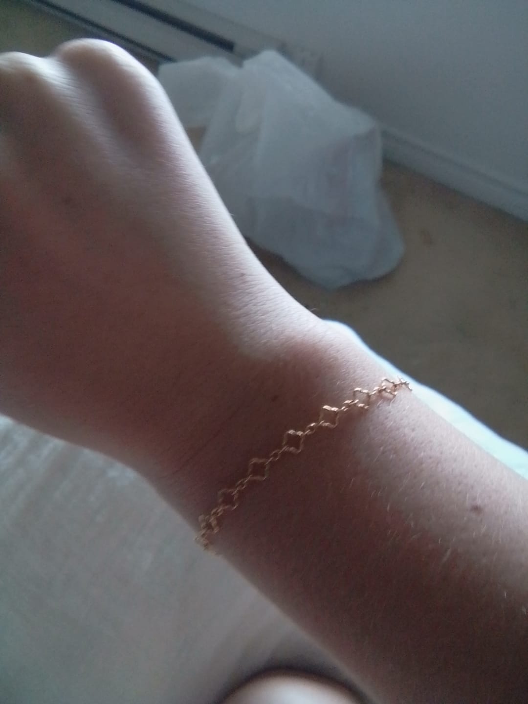 Customer photo review of Permanent Jewelry - Gold Filled/925