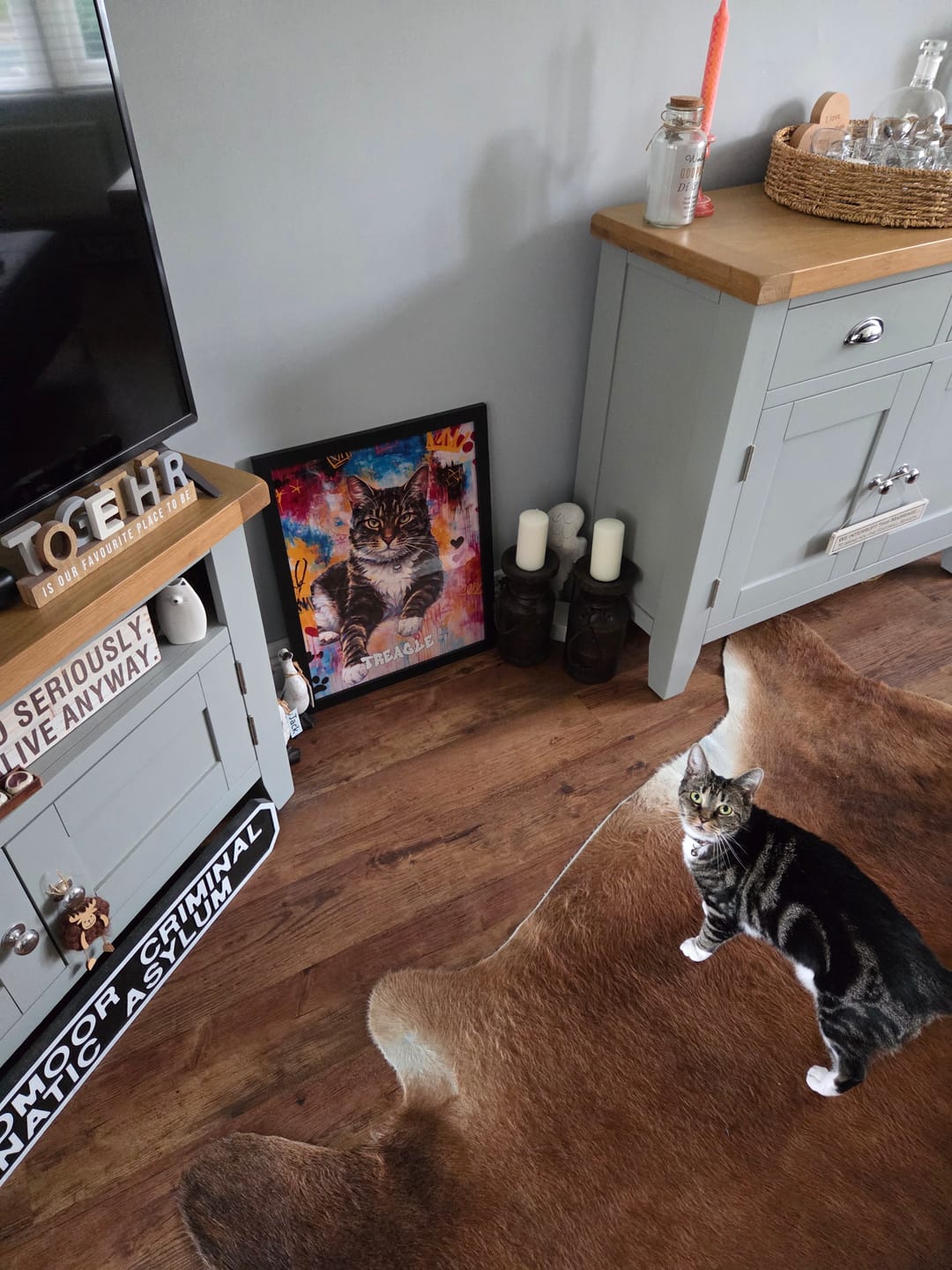 Customer photo review of Graffiti -  Personalised Poster