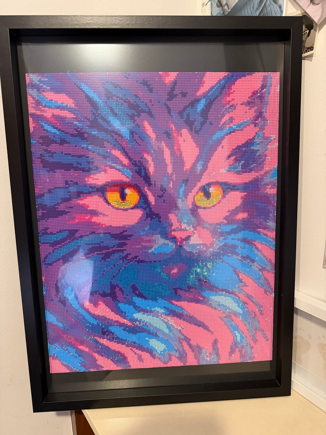 Customer photo review of Brushstroke Cat