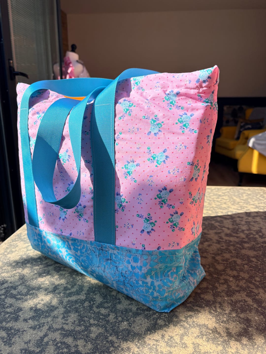 Customer photo review of Coastal Texture Cotton Batik Fabric