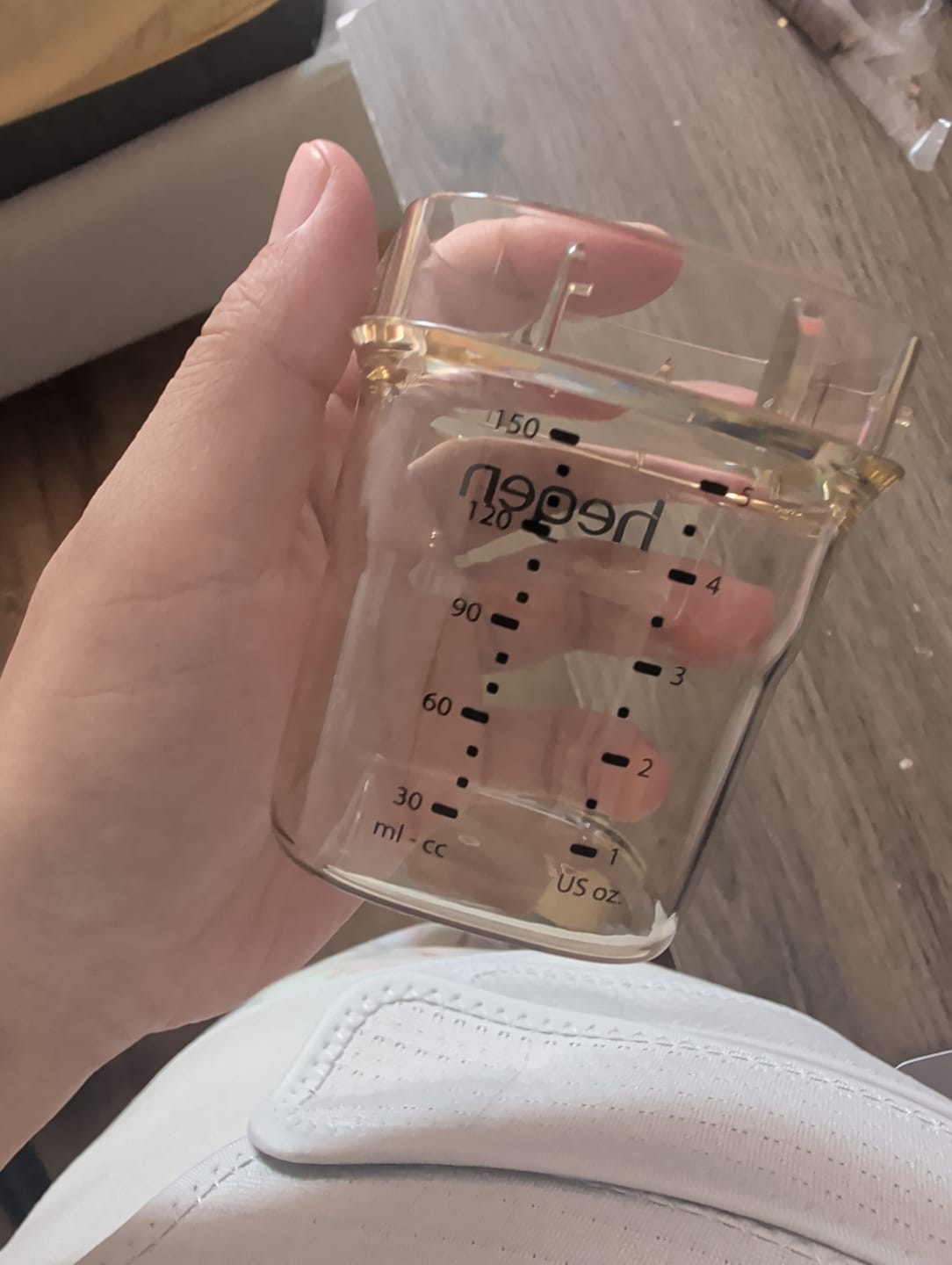 Customer photo review of Hegen Nipple Extra Slow Flow, 2-Pack (0 months)