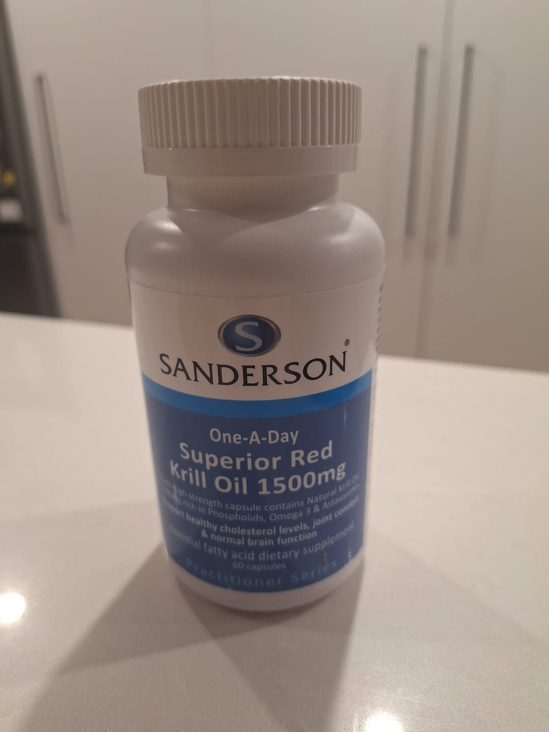 Customer photo review of Sanderson Superior Red Krill Oil 1500mg 60capsules | Online Special Deal