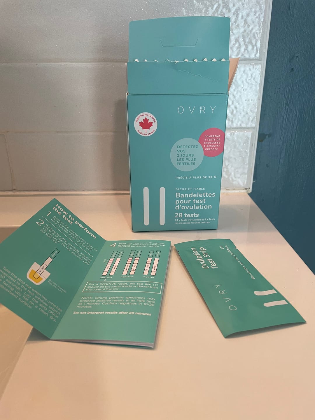 Customer photo review of Ovulation Test Strips