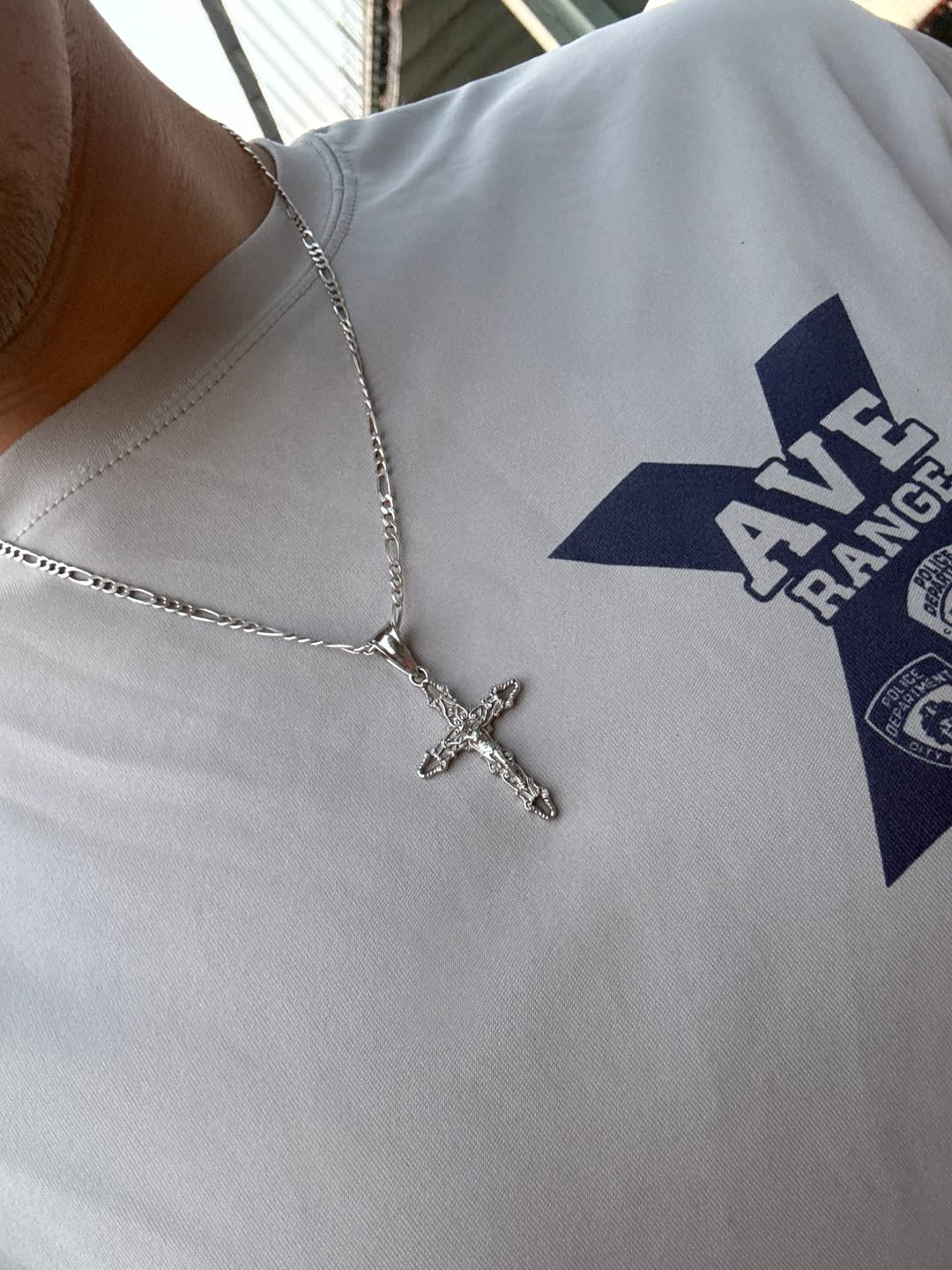 Customer photo review of CRUCIFIX CROSS PENDANT