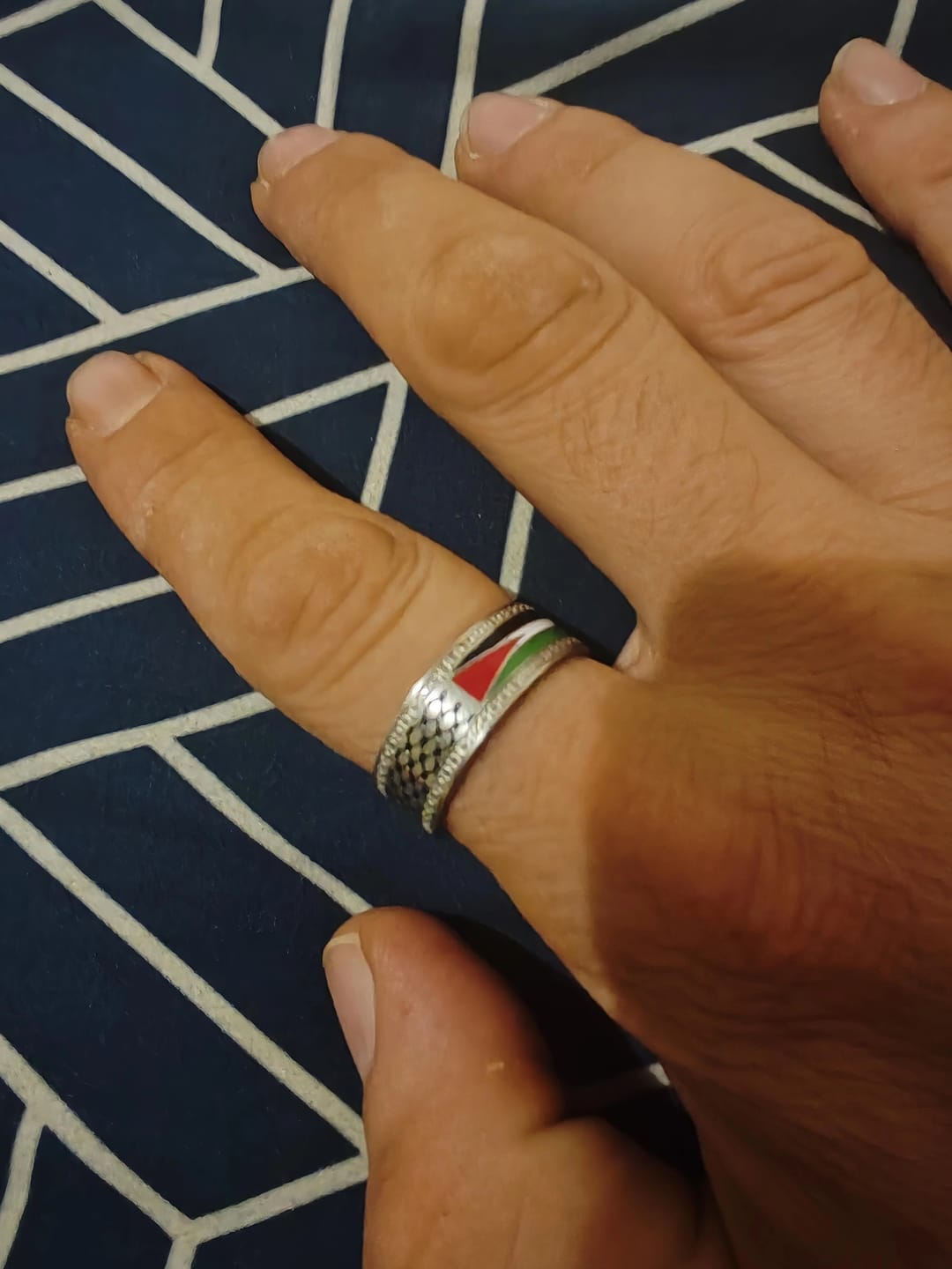 Customer photo review of Palestine Heritage Ring