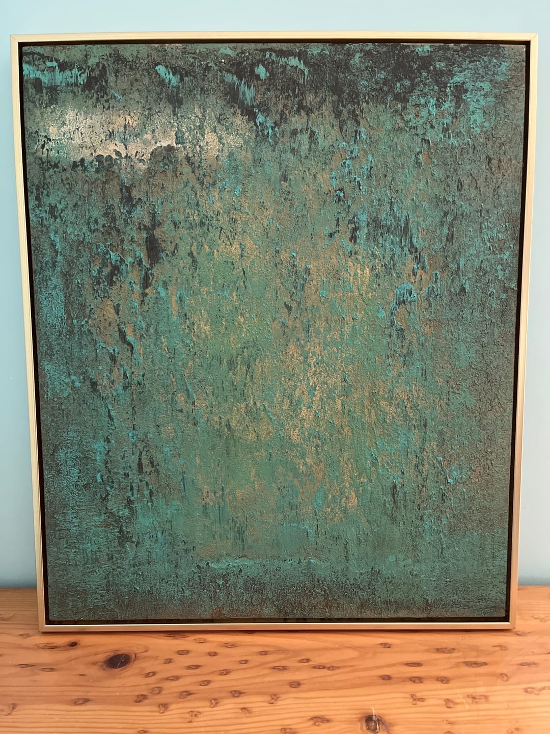 Customer photo review of Verdant - Wabi-Sabi Textured Wall Art