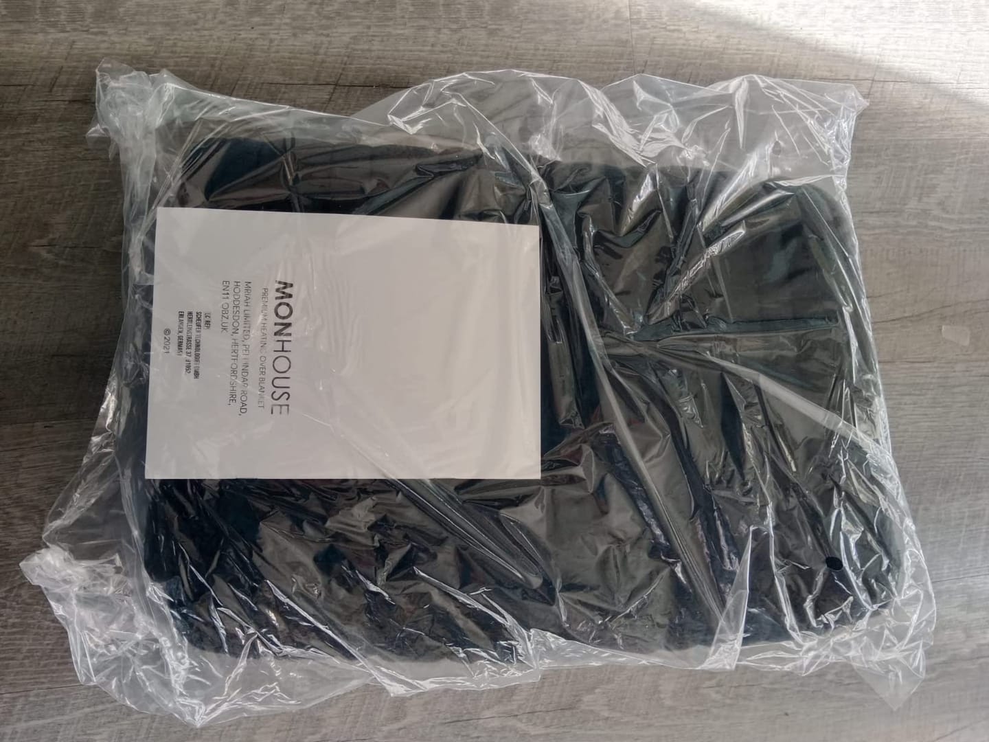 Customer photo review of Manta térmica eléctrica