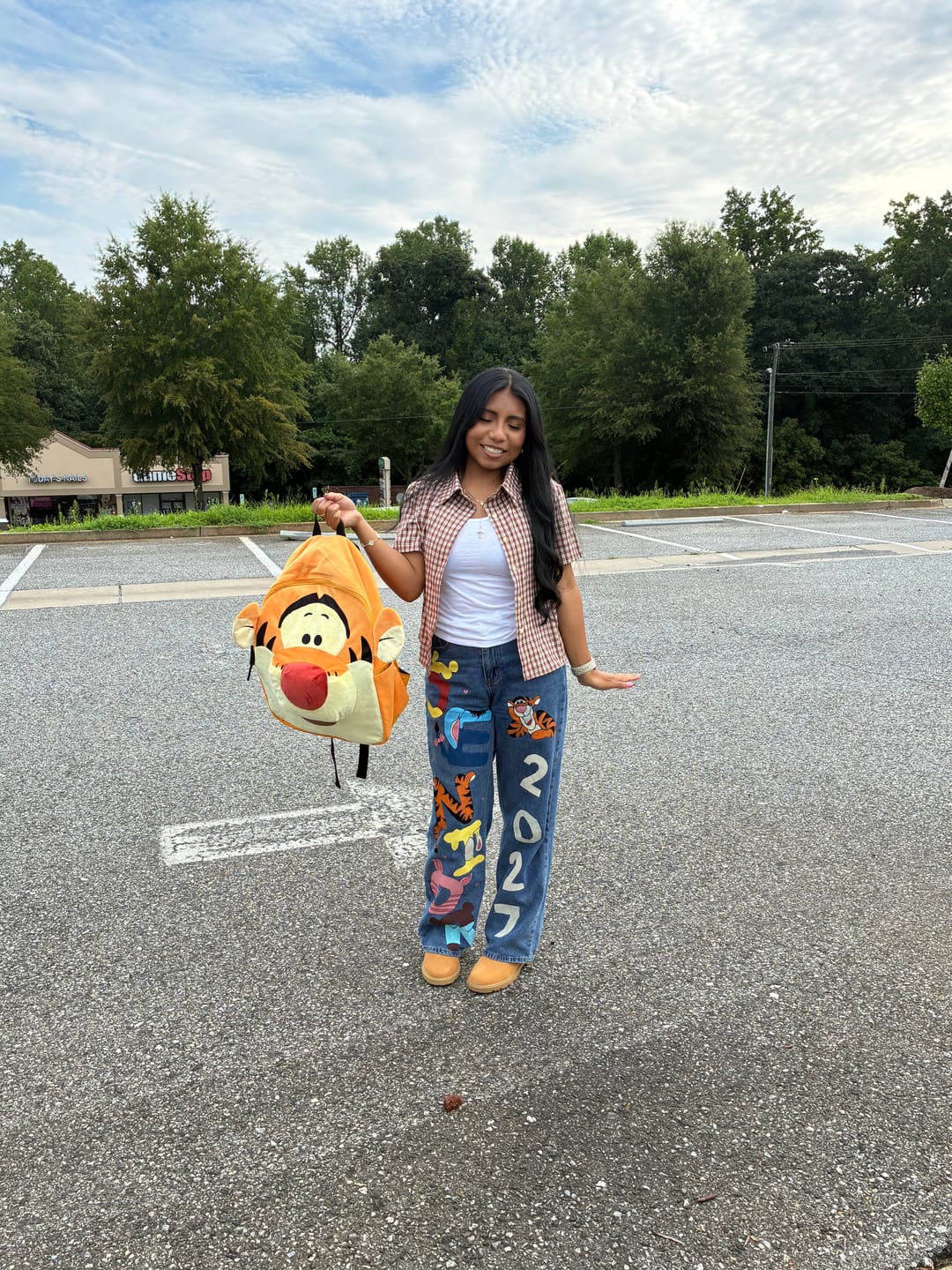 Customer photo review of Winnie The Pooh Tigger 17" Backpack