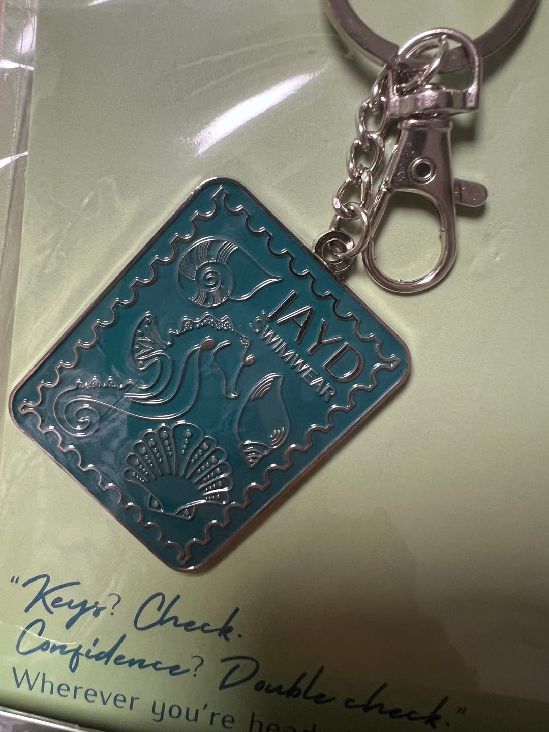 Customer photo review of JAYD Keyring - Shell Stamp