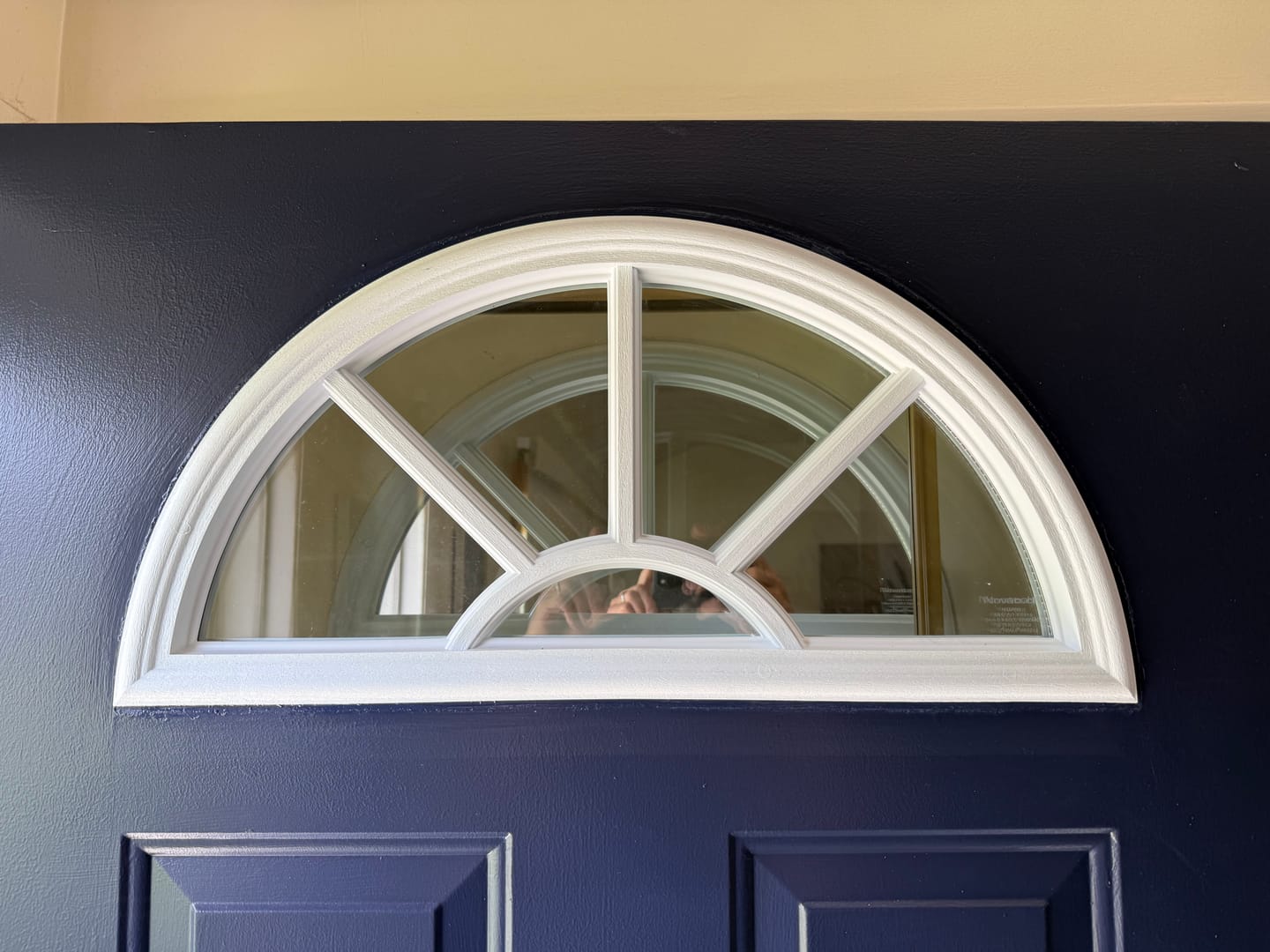 Customer photo review of Clear Sunburst Glass and Frame Kit (Fanlite)