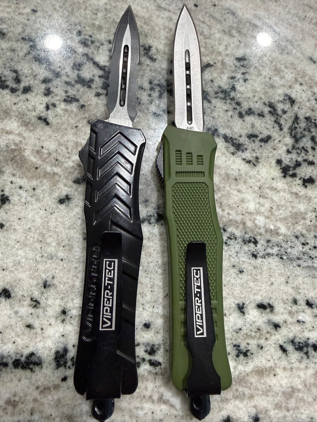 Customer photo review of VF-1 Black  D/A OTF (Multiple Blade Styles Available)