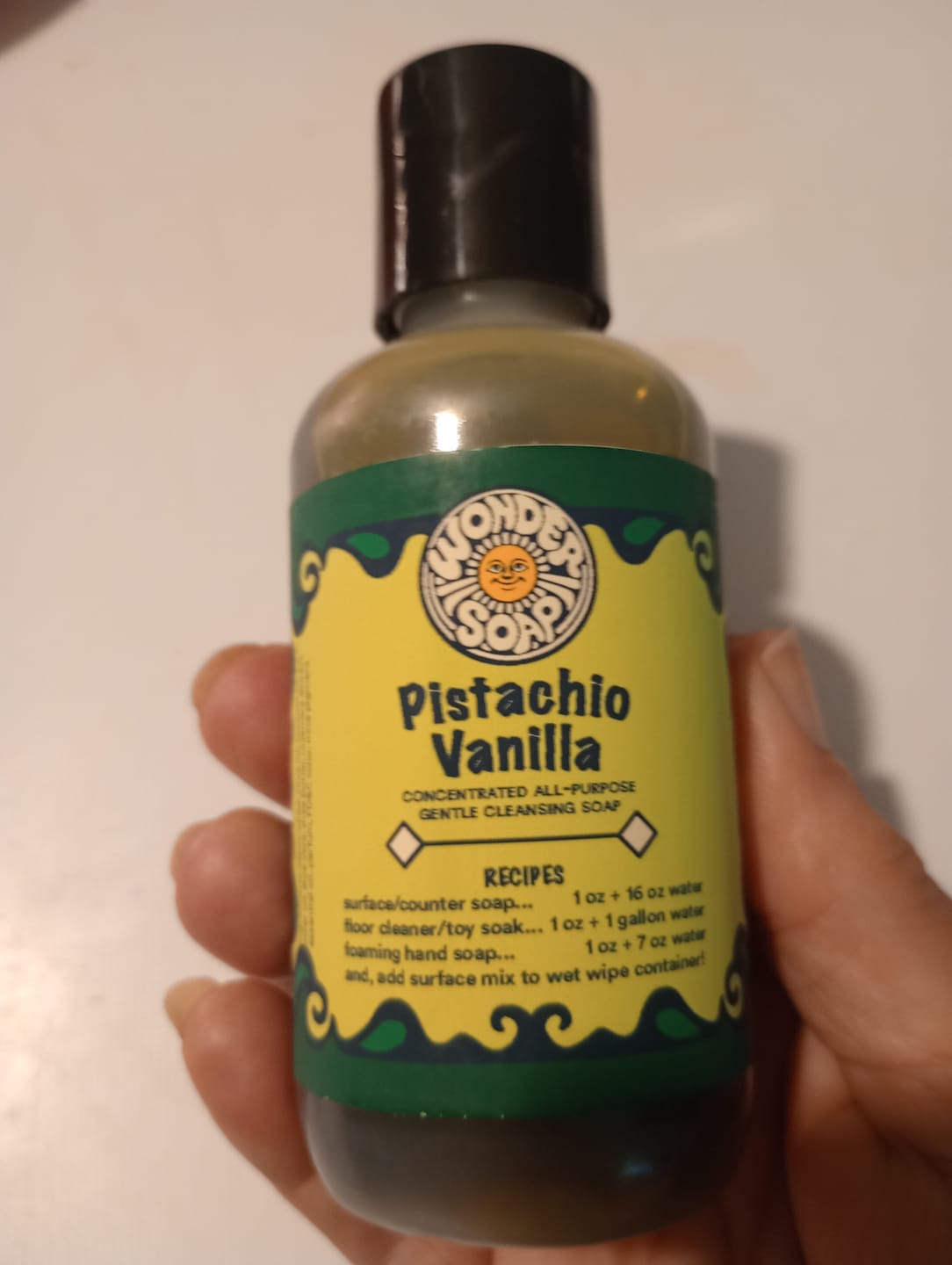 Customer photo review of Pistachio Vanilla WonderSoap
