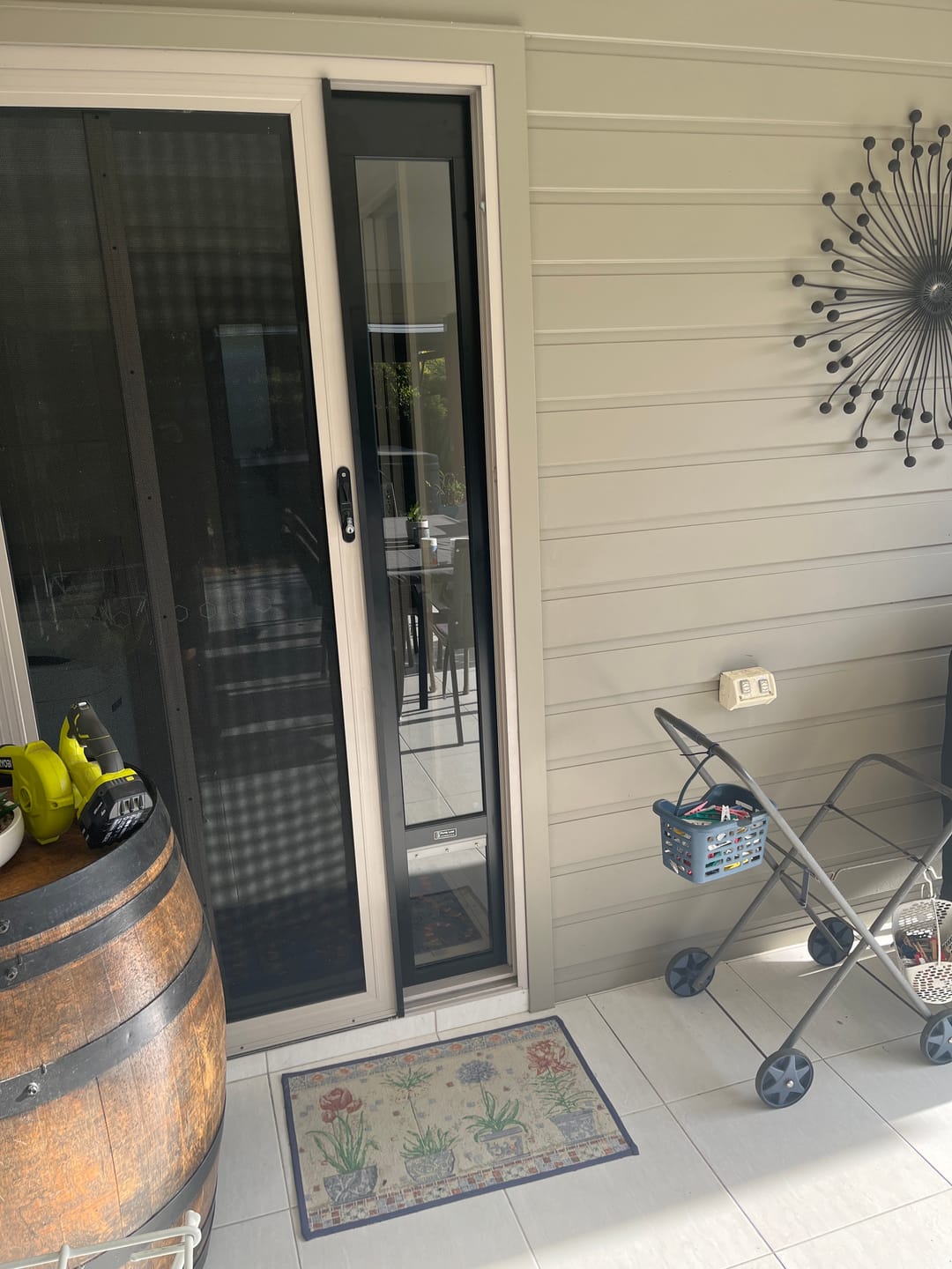 Customer photo review of Pet Door Inserts