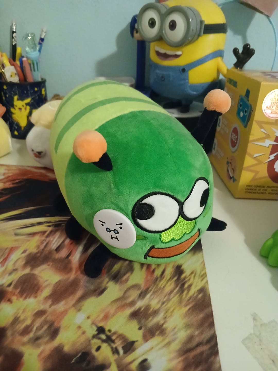 Customer photo review of Peluche Bruco Gianluco + Albo Fumetti e Canzoni!