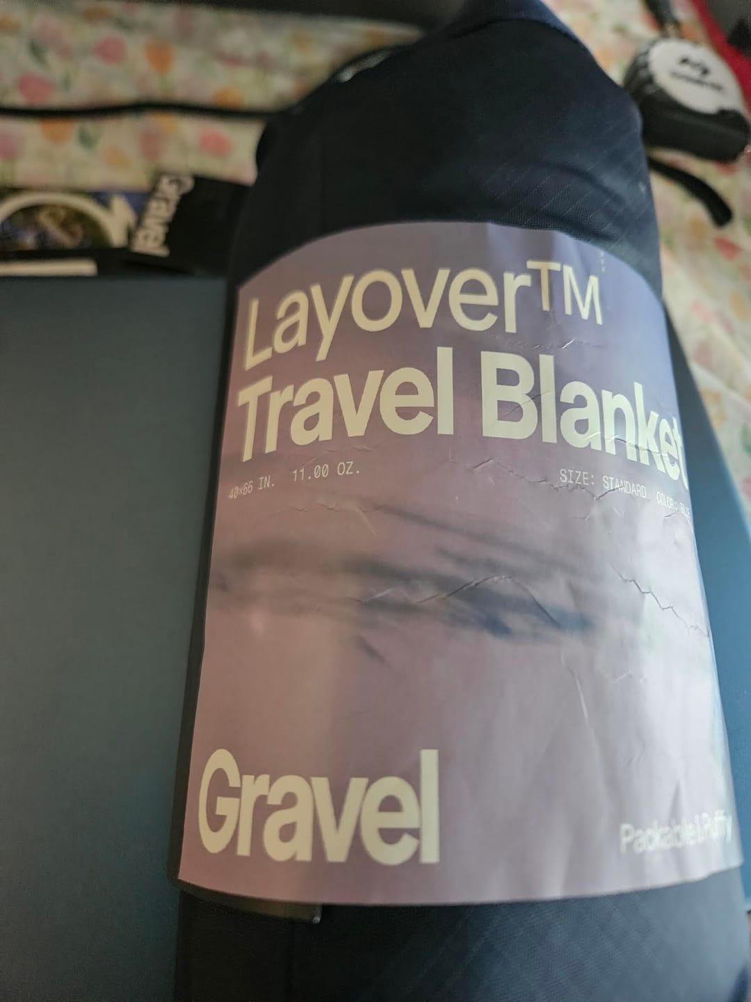 Customer photo review of Layover™ Blanket Blue
