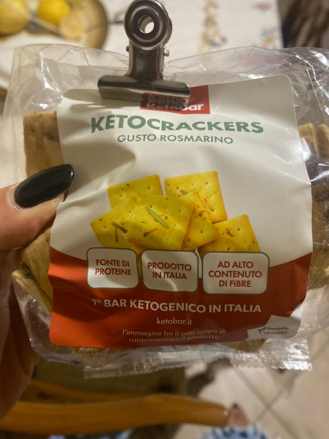 Customer photo review of Cracker Keto al rosmarino