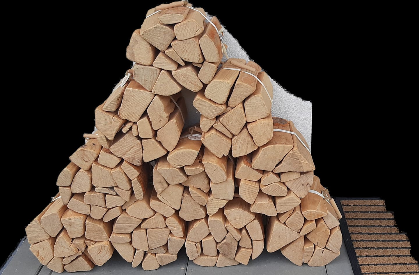 Customer photo review of Kaminholz Buche als Rolle