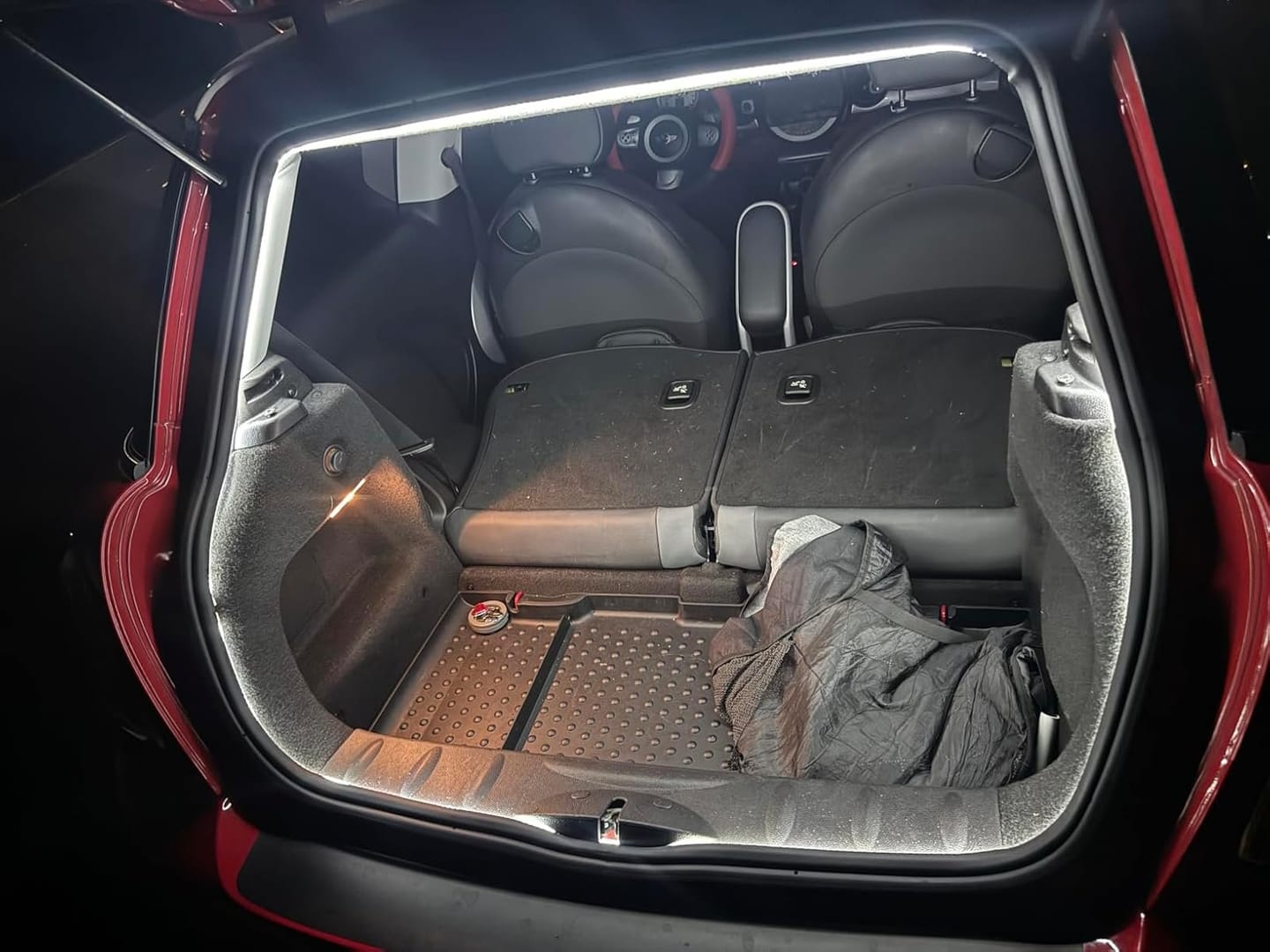 Customer photo review of BOLTHUT™ LED Trunk Light Strip — Auto-On Cargo Lighting