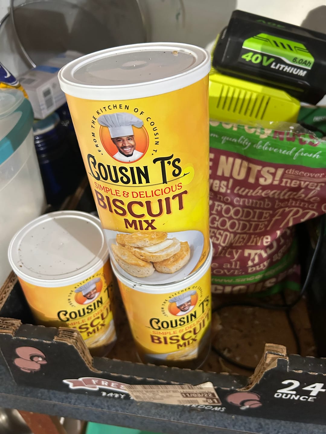 Customer photo review of Cousin T's Biscuit Mix