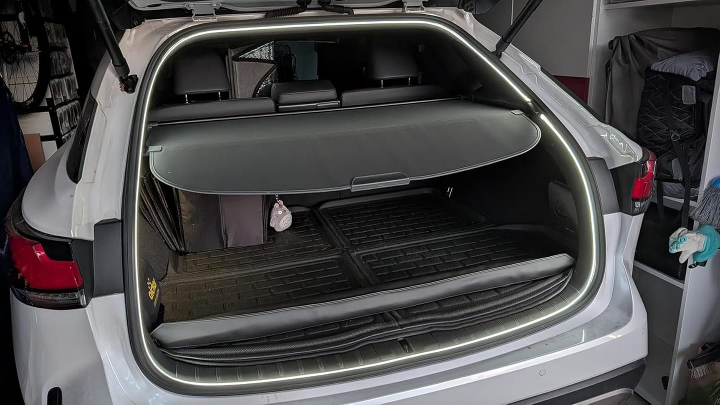 Customer photo review of BOLTHUT™ LED Trunk Light Strip — Auto-On Cargo Lighting